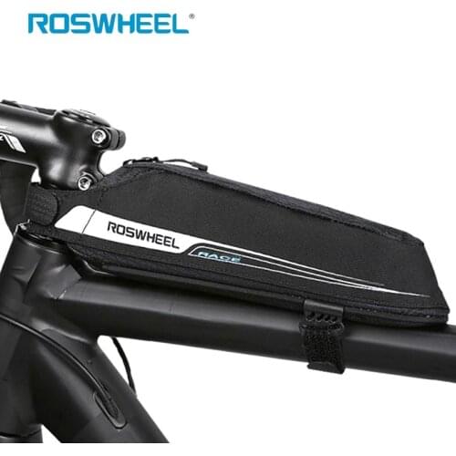 Racek saddle bags waterproof bicycle tube bag bike front beam bag organizer riding cycling storage bags