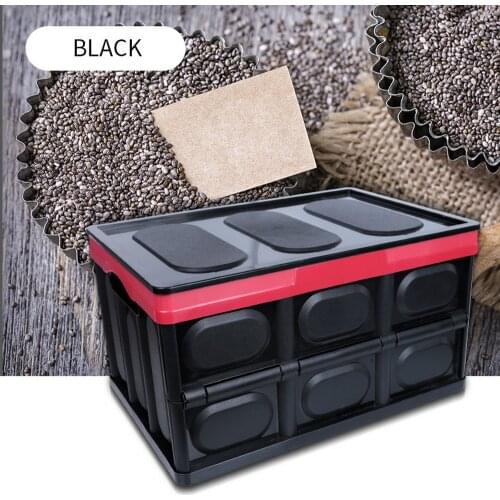 Car Storage Box Trunk Multifunctional Foldable Organizer Large Capacity Car Trunk Folding Storage Box Auto Storage Tools 56L/30L