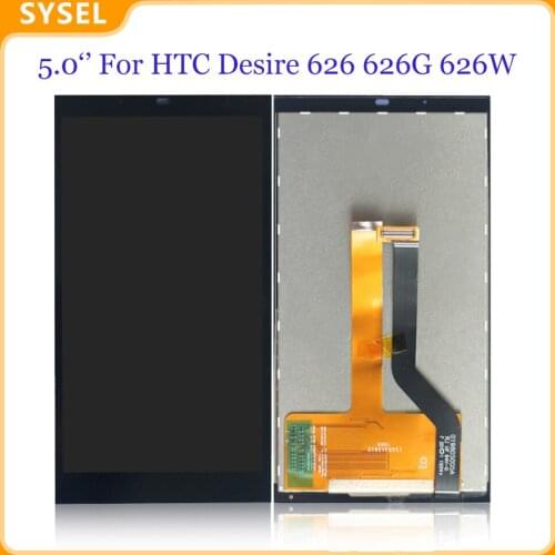 5.0‘’ For HTC Desire 626 626G 626W LCD Display Digitizer Screen Touch Panel Sensor Assembly Desire