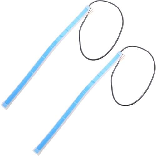 1 Pair Universal Silcone 12V LED Car Van Trunk Turn Signal Daytime Running Light Lamp Flexible Strip