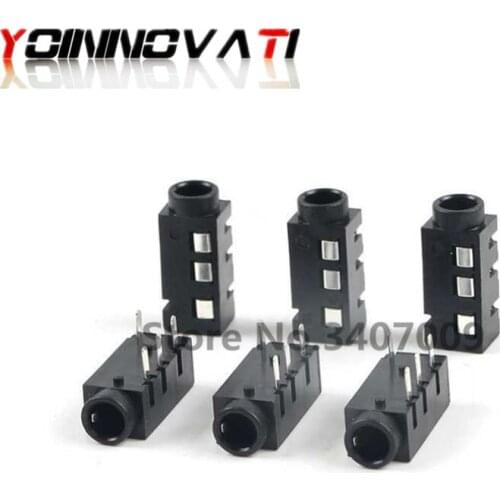 100PCS DIP PJ320A 3.5MM Headphone Audio Socket PJ-320A PJ320 PJ-320 4 pins Audio interface