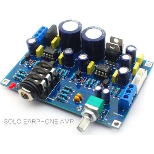 12V Noiseless SOLO Amplifier Board for DIY Can Drive DT990 HD650