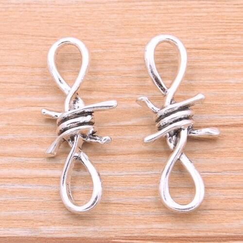 5Pcs 20*45MM 2020 New Product Leather Cord Charms Line Connector Handmade Decoration Vintage For DIY Jewelry Making Findings