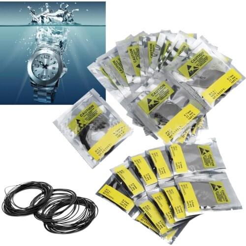 500pcs Rubber Seal O Ring Waterproof Watch Back Cover Seal Gaskets 31-40mm Watch Repair O Ring Washers Gasket Assortment Kit