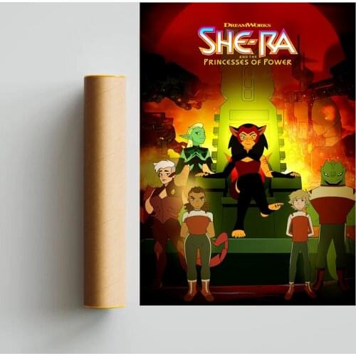She-Ra and the Princesses of Power Anime Poster Print Promotional Canvas Animated TV series Poster Decorate Gift