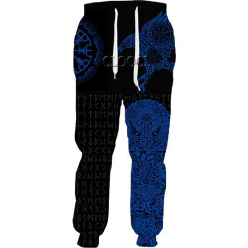 CLOOCL Newest Viking The Raven of Odin Tattoo Men Women Fashion Trousers 3D Print Harajuku Sweatpants Streetwear Pants