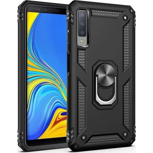 Case For Samsung Galaxy A7 2018 Cover finger ring stand Shockproof Armor soft case Coque for Galaxy A7 2018 A750F case kimTHmall