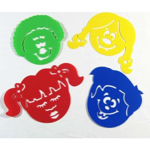 Children Puzzle Early Painting Big Smiling Face Drawing Board Sketchpad Toy Stationery Template Tools Plastic Unisex 2021