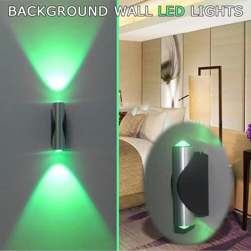 Double-headed Led Wall Lamp Home Sconce Bar Porch Wall Decor Ceiling Light Green Sconce Luces Decoracion Bar Ktv Wall Light