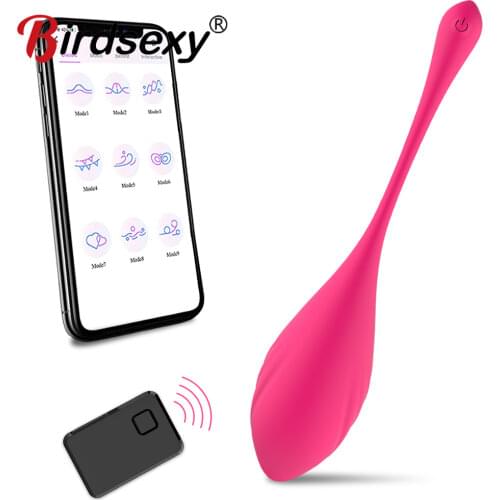 Silicone Vibrator APP Wireless Remote G-spot Massage Clitoris Stimulator Kegel Ball Vibrating Egg Adult Games Sex Toys for Women