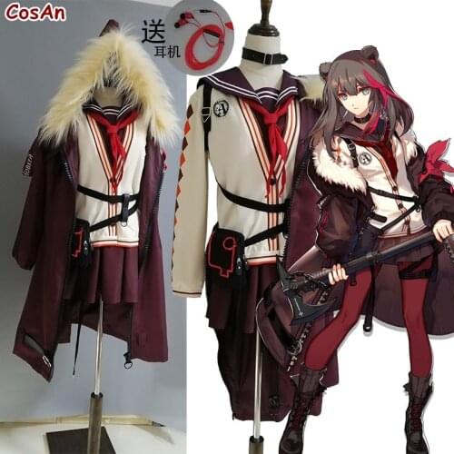 Hot Game Arknights Zima Cosplay Costume RHODES ISLAND Fashion Battle Uniform Activity Party Role Play Clothing Custom-Make Any