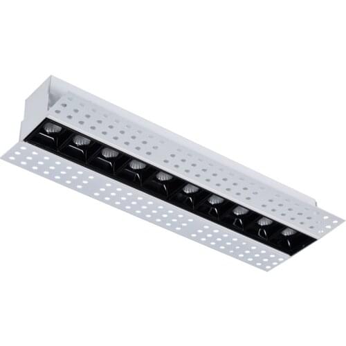 Living Room Corridor Embedded Grille Line Spotlight 10W LED Ceiling Light Lamp