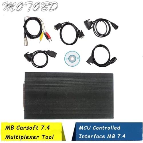 English MCU Controlled Interface For MB Carsoft 7.4 Multiplexer Diagnostic Tool Carsoft 7.4 Drop Shipping