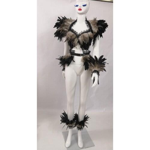 Rave feather costume for Costume party #CO2019003