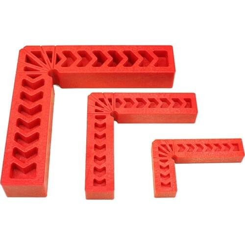 90 Degree Right Angle Ruler Woodworking Tool 3" 4" 6" L-Shape Auxiliary Locator Angle Holder Assist Positioning Tool