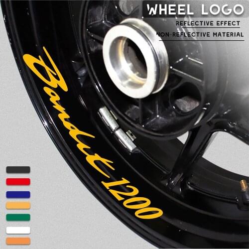 Motorcycle wheel stickers decorative decals reflective waterproof trend frame decals for SUZUKI BANDIT1200 Bandit 1200
