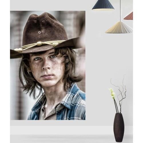 Custom Chandler Riggs Poster Wall For Living Room Art Poster Decoration Canvas Fabric No Frame Morden Print Wall 0224
