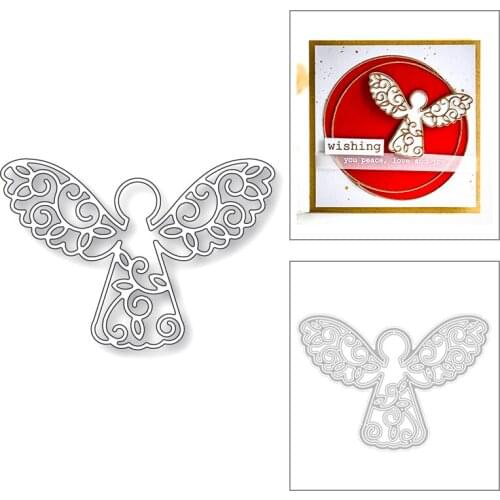 2020 New Angel Wing Puppet and Wind Chimes Embossing Metal Cutting Dies For Cut Making Greeting Card Paper Scrapbooking No Stamp