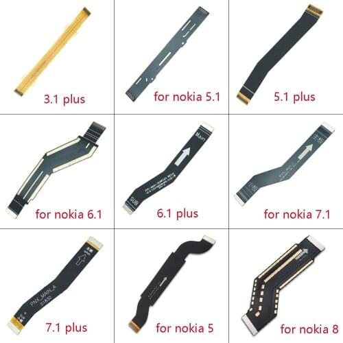 Main Connector Motherboard Flex Cable For Nokia 2 2.1 3 3.1 Plus 5 5.1 6 6.1 7 7.1 8 X5 X6 X7 Charger To Mainboard Flex Ribbon