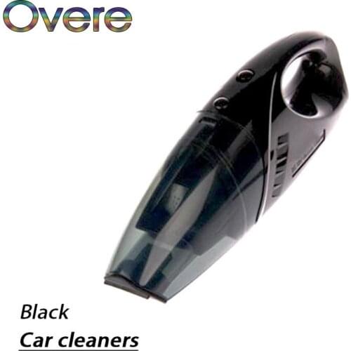 Overe 1PC Car Handheld Vacuum Cleaner Wet & Dry Dual Use Vacuum Black For Renault Megane 3 Duster Captur Chevrolet Cruze Aveo