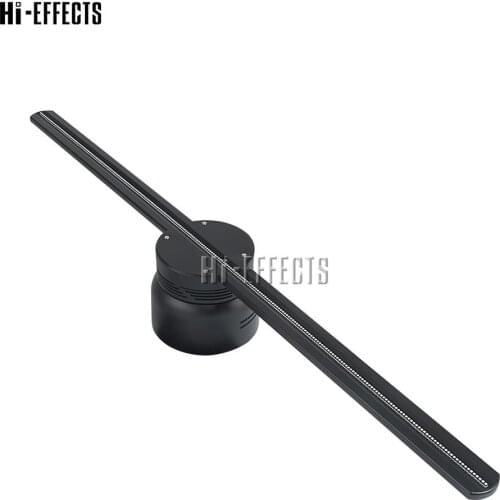 100-240V Plug-in 3D Hologram Projector Light Advertising Display LED Fan Holographic Imaging Lamp 3D Remote Hologram Player