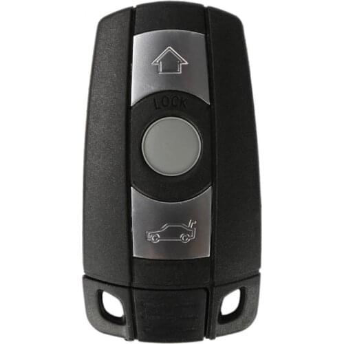 Durable Black Car Key For BMW 5 Series / X5 / X6 E60 E61 E70 Shell Remote Control Key Fob Case Uncut Blade