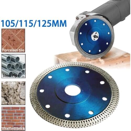Cutting Disc 105/115/125mm Diamond Saw Blade for Granite Marble Angle Grinder Porcelain Tiles Ceramics Cutter Tools