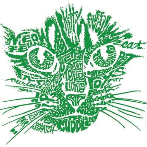 Letters CAT Logo Luminous Patch Iron Ons Patches for Clothing Thermal Transfer Fluorescence Stickers for Clothes Free Shipping