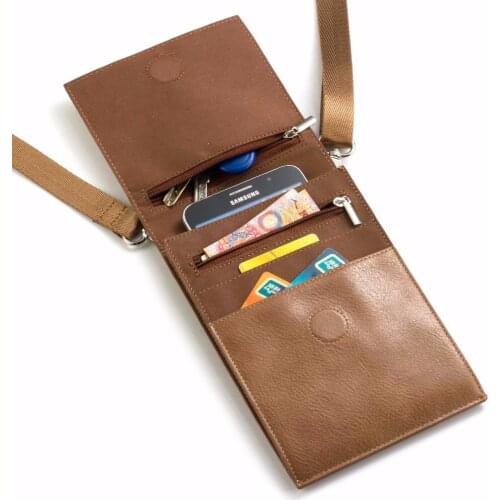 Universal Leather Shoulder Belt Phone Case Pouch For Xiaomi Redmi Note 5A Prime,Mi 5X,Mi Mix 2,Mi 6 Plus,Mix Evo