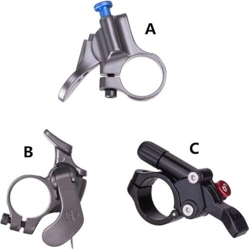 MTB Fork Remote Lockout Lever Wire Control Rear Shock Remoter with Inner Cable U2JB