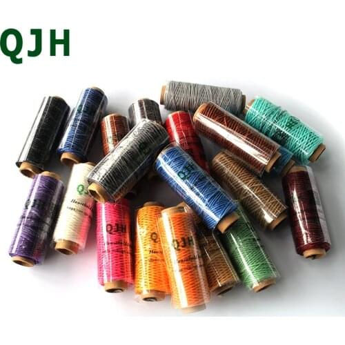 50M 150D Leather Sewing Wax Line DIY Hand Wear Leather Sewing Flat Line Wax Line Wearable Suture