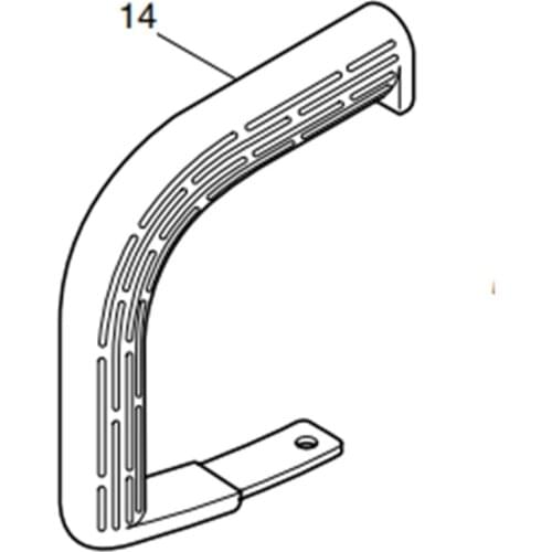 Deputy handle for Makita 4110C 273615-8
