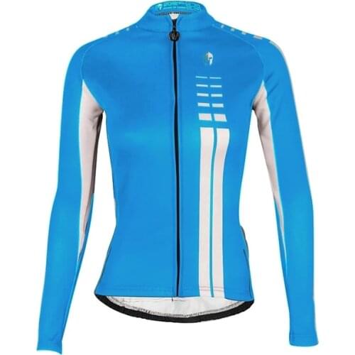 Womens Long Sleeve Cycling Jersey Winter Fleece Polyester Terylene Black Orange Yellow Plus Size Bike Jersey Mountain Bike