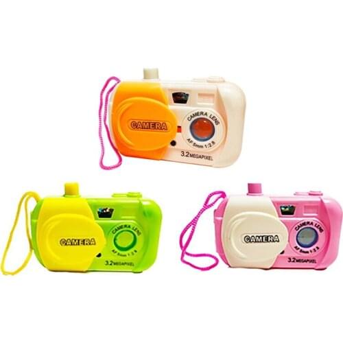 1Pc Creative Kids Projection Simulation Camera Interest Training Baby Toy Child Educational Learning Toys Random Color