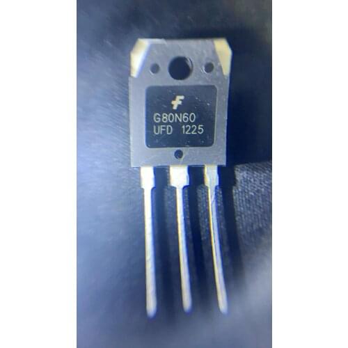 10pcs/lot 80A 600V G80N60UFD G80N60 TO-3P 100% NEW Original free shipping