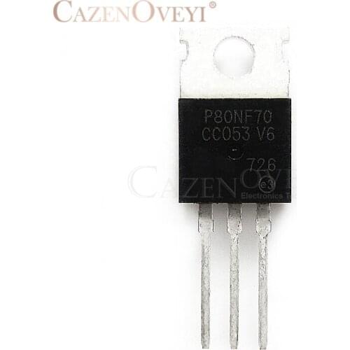 10pcs/lot STP80NF70 P80NF70 80NF70 TO-220 new original In Stock