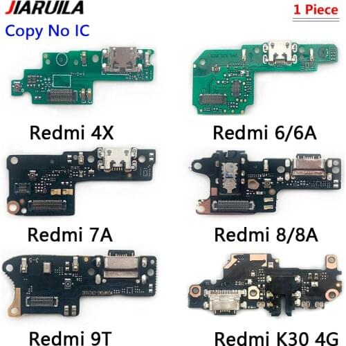 5Pcs/lot USB Power Charging Connector Plug Port Dock Flex Cable With Mic Microphone Autio Jack For Xiaomi Redmi K30