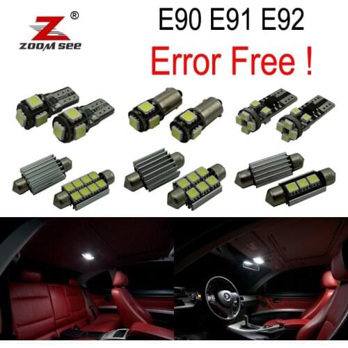 15pc X Error free E90 E91 E92 LED Interior Light Kit for bmw 3 series 325i 328i 330i 335i M3 (2006-2012)
