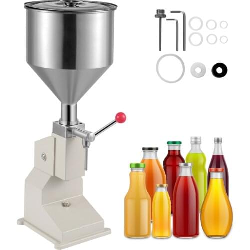 5~50ml Pneumatic Manual Operation Filling Machine adopts piston structure 10kg Liquid Filler Sanitary stainless steel