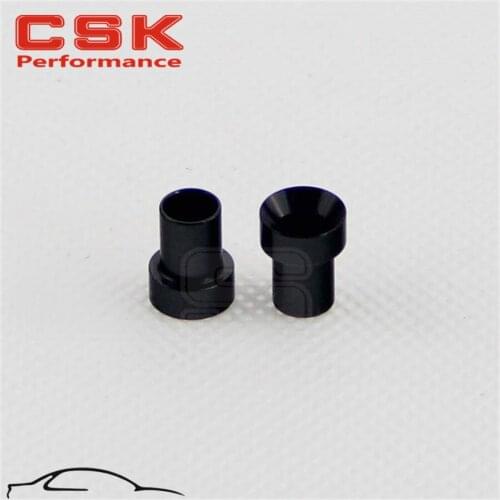 2pcs 3AN Aluminum Tube Sleeve Fittings tube size 3/16" Tube Sleeves -AN3 Black