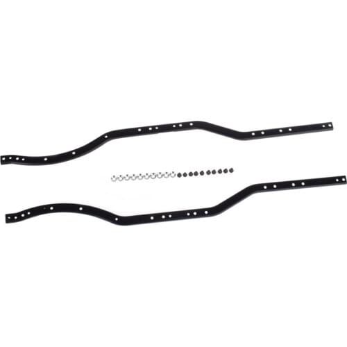 2PCS Metal Black Girder Side Frame Chassis for Axial SCX10 90021 90027 90028 90034 90035 90036 90044 SCX10 II 90046 90047