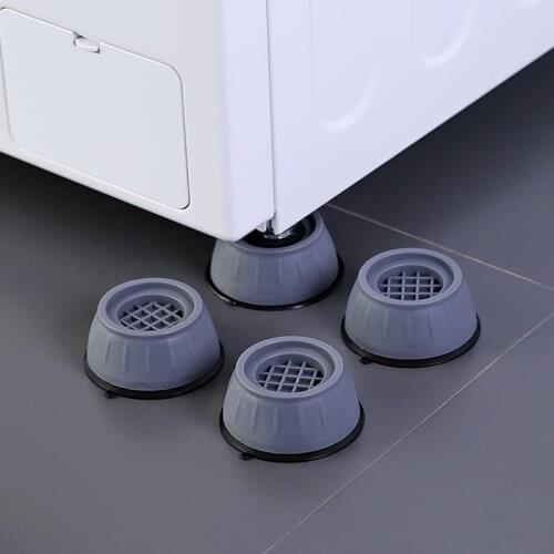 4 pcs/set of non-slip noise reduction washing machine non-slip mats refrigerator feet kitchen and bathroom shock-proof mats
