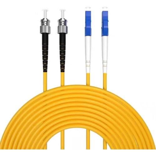 5PCS/lot LC/UPC-ST/UPC Fiber Optic Patch Cord Single Mode Optical Cable SM Single Mode Fiber Optic Jumper Patch Cord FTTH