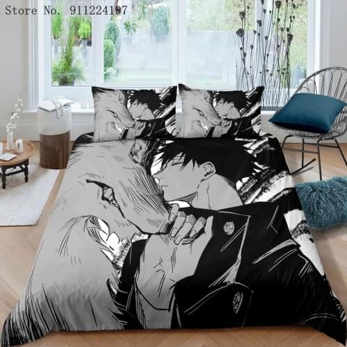 Anime Attack on Titan Home Textile Pillow Case 3D Bed Linen Duvet Covers Kids Comforter Bedding Sets Bed Set Home Decor Bedding