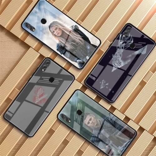 Vikings Serie Tempered Glass Phone Case For Huawei P20 P30 P40 P40 Lite Pro Psmart Mate 20 30 Cover Shell