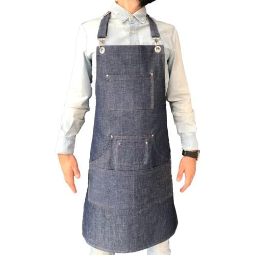 Denim Apron and Jeans Apron , Barista Apron Hairdresser Apron Barber Apron Kitchen Glove Gifts for Him Chef Apron