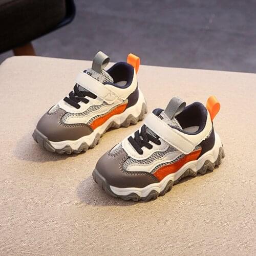 Childrens Sports Shoes 2021 Spring Summer New Sneakers Mesh Breathable Kids Shoes Girls Boys Casual Running Shoes B844