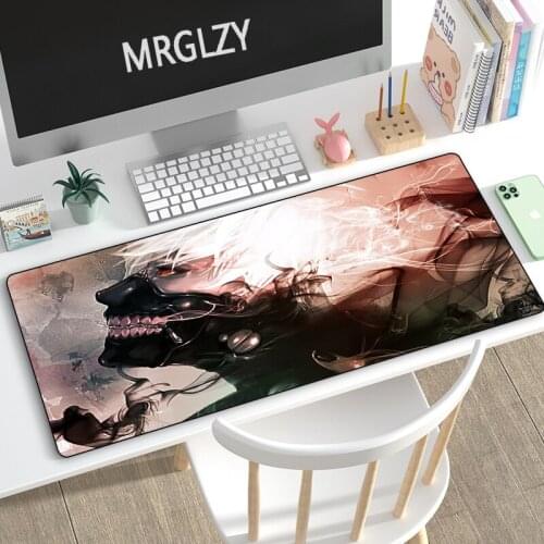 MRGLZY Multi-size 400*900MM Anime Tokyo Ghoul XXL Large Mouse Pad Gaming Peripheral Rugs MousePads Computer Accessories Desk Mat
