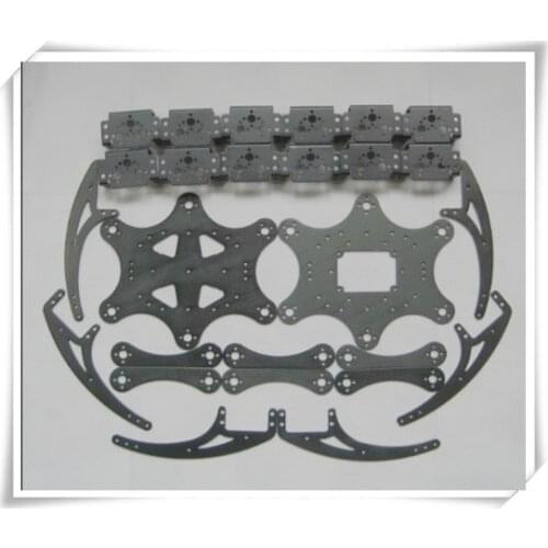 Spider kits Robot Toy DIY Educational Technology Competition Six feet spider framework no servo