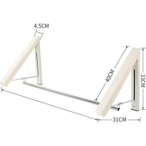 High quality Magic Hidden wall hangers Folding Clothes Drying Racks Household coat hanger
